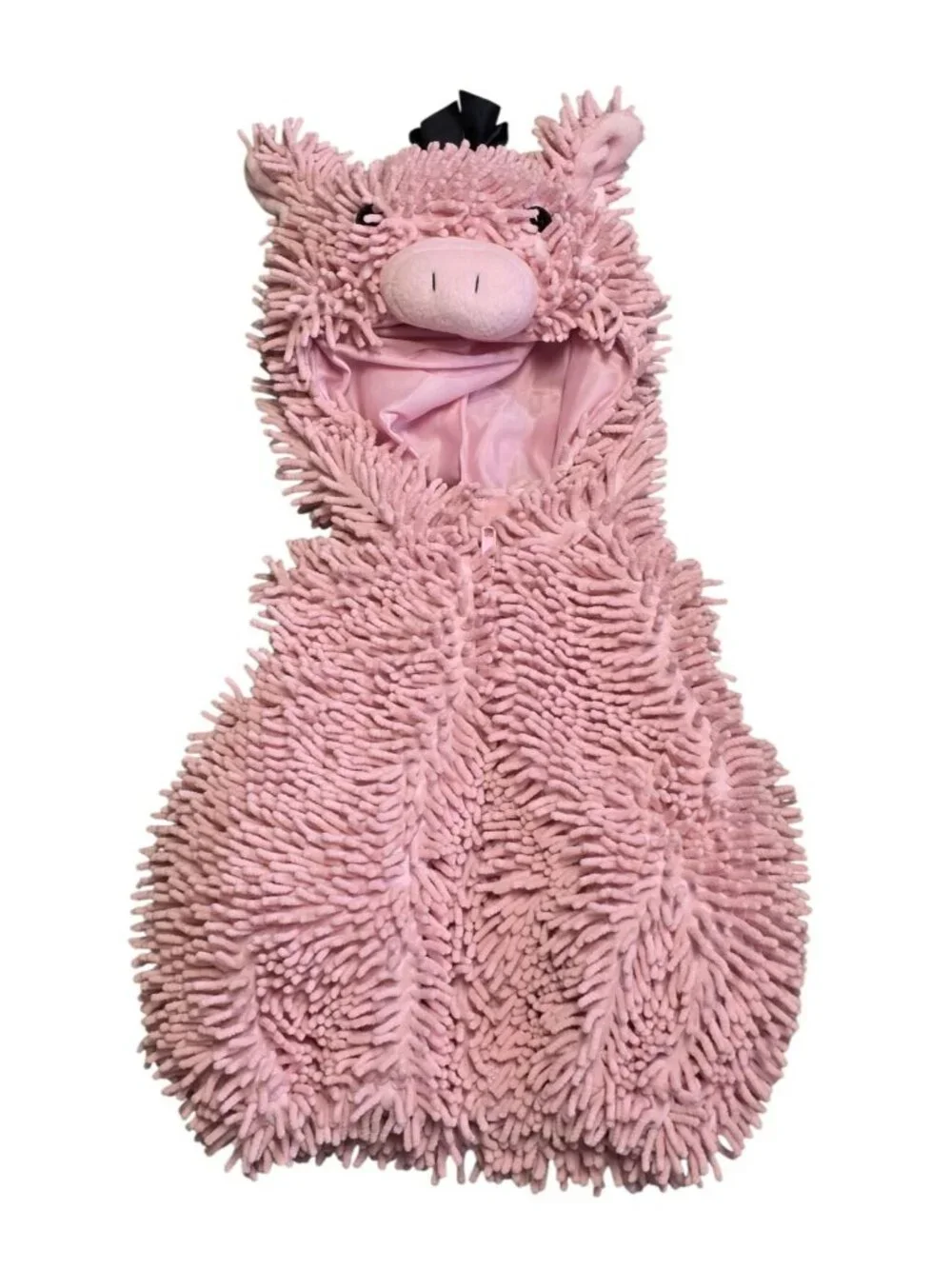 Going Wild Pig Costume Infant Baby 3-6 Months Plush Pink Farm Animal Halloween